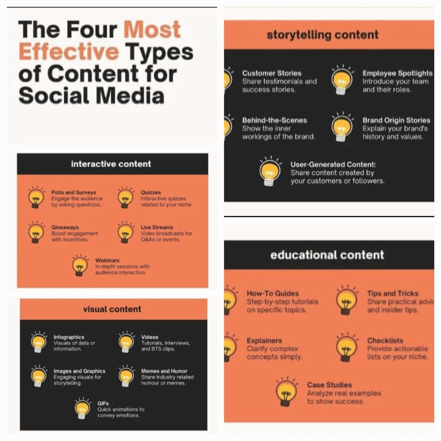 effective types of content for social media